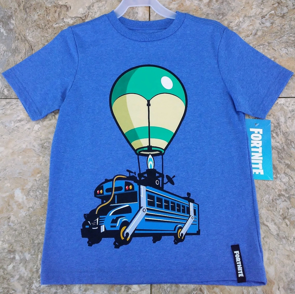 Boy's Fortnite Battle Bus Graphic T-shirt (NWT)